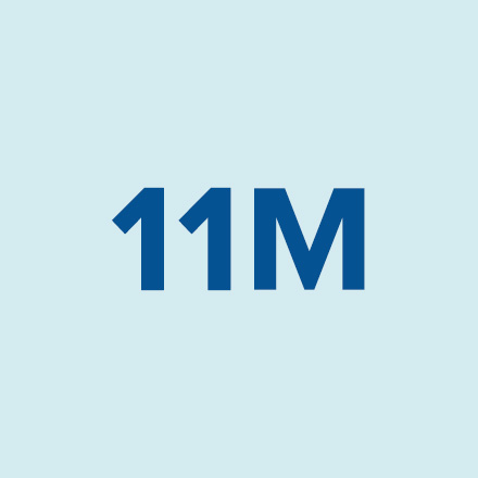 11 Million Icon