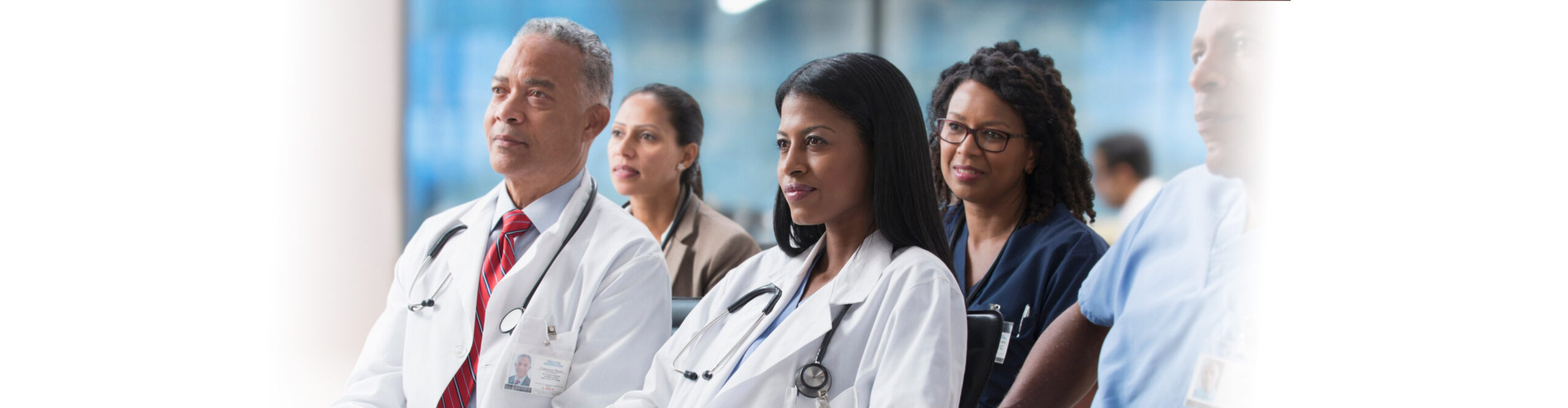 Medical Staff Looking Forward Education and Training