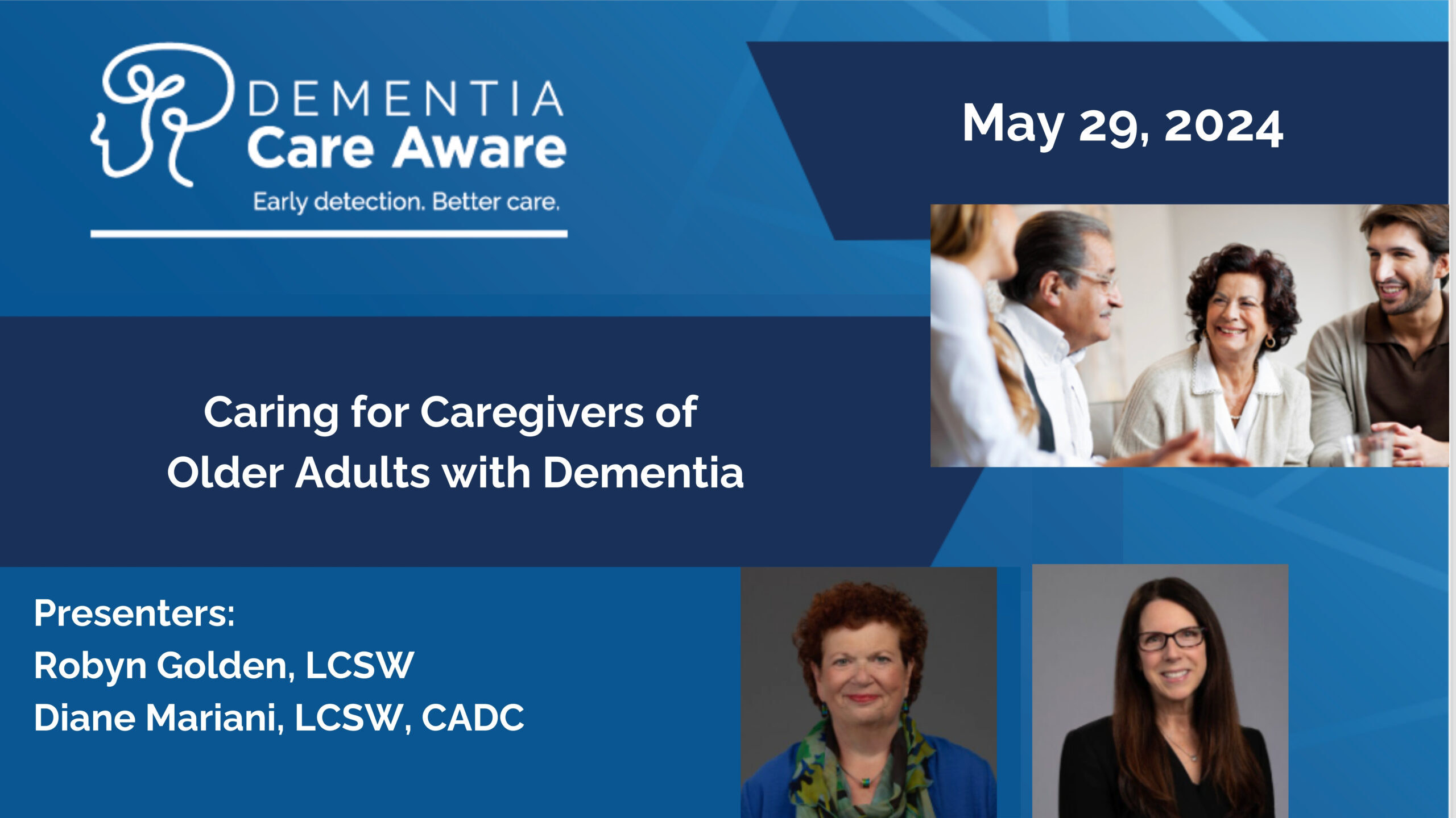Caring for Caregivers of Older Adults with Dementia 