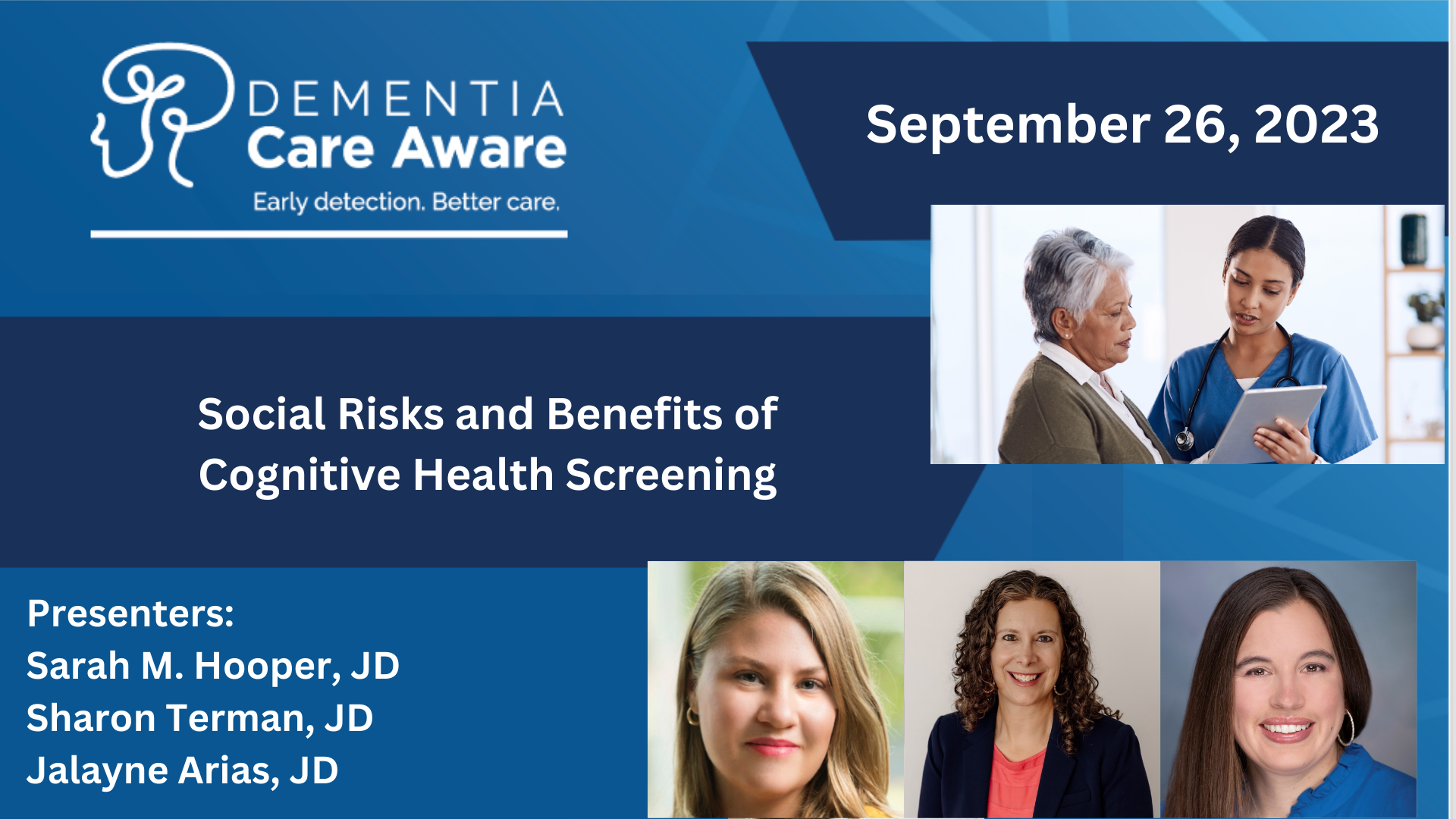 Social Risks and Benefits of Cognitive Health Screening 