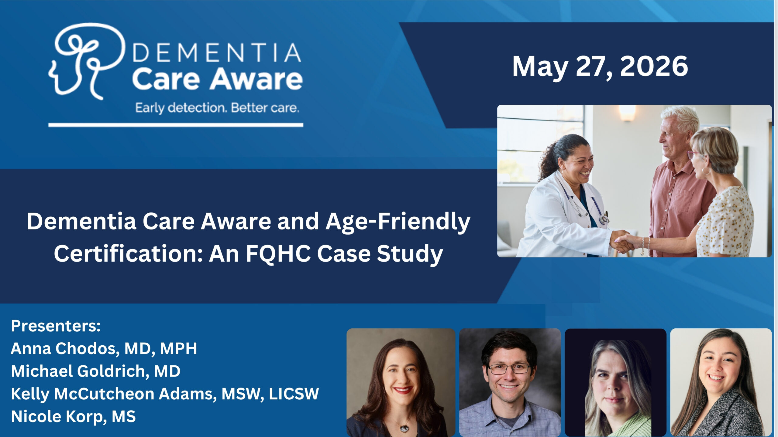 Dementia Care Aware and Age-Friendly Recognition: An FQHC Case Study